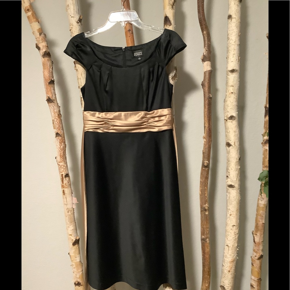 Adrianna Papell Black Dress Size 4 NWOT